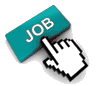 Decoration showing a finger pressing a button labelled jobs